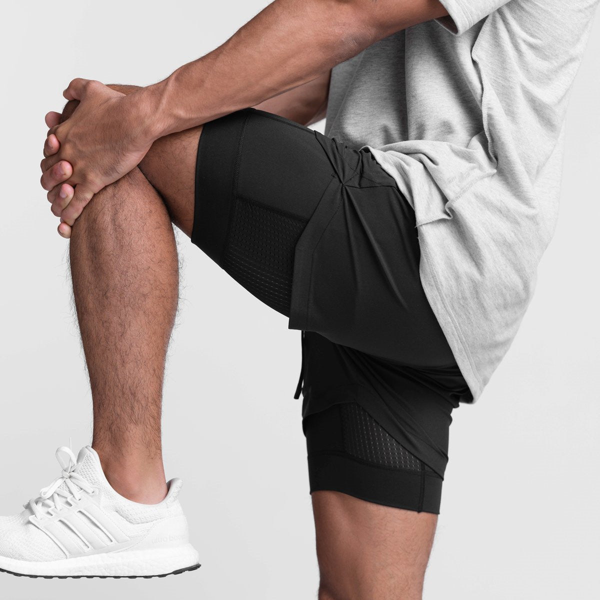 Men's Performance Running Shorts with Secure Phone Pocket