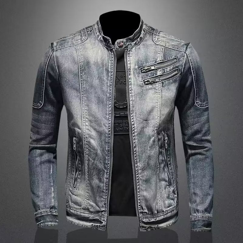 Stylish Denim Jacket for Men - Perfect for Casual and Outdoor Adventures