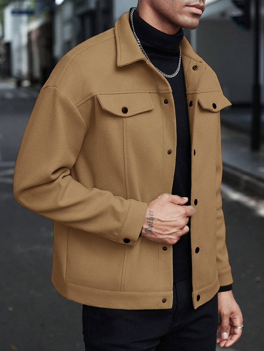 Stylish Men's Casual Jacket with Multiple Color Options for Everyday Wear