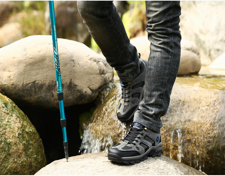 Couple's Non-slip Stitching And Velvet Outdoor Sneakers