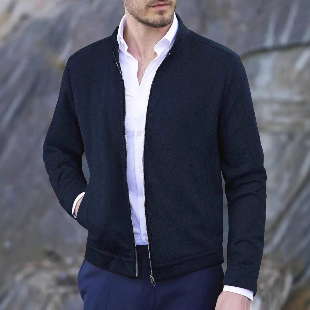 Stylish Men's Zip-Up Jacket - Perfect for Casual and Formal Wear