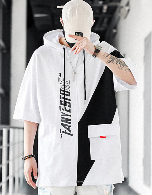 Street Trendy Short-sleeved Sweatshirt