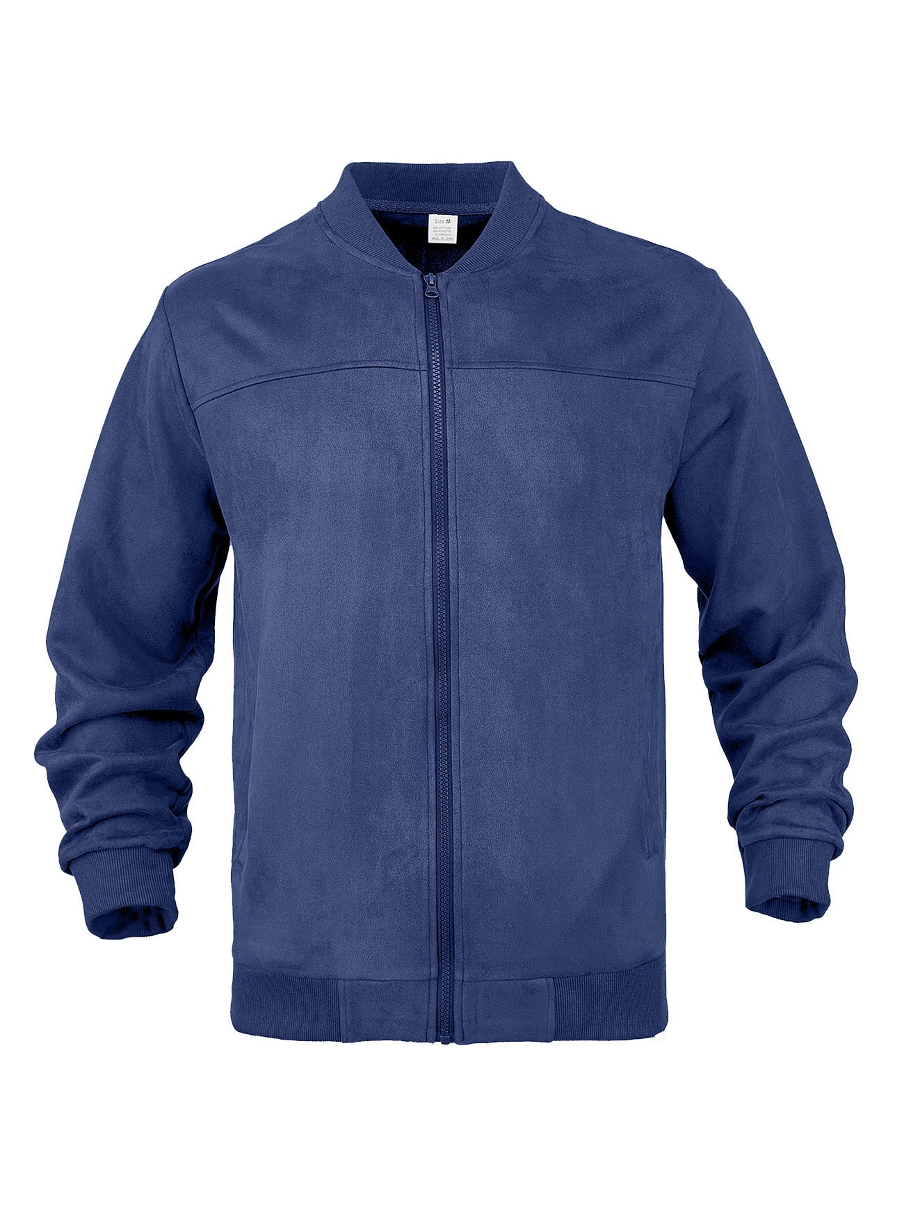 Men's Stylish Full-Zip Fleece Jacket - Perfect for Casual and Outdoor Activities