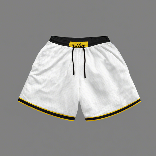 Men's Casual Drawstring Print Shorts