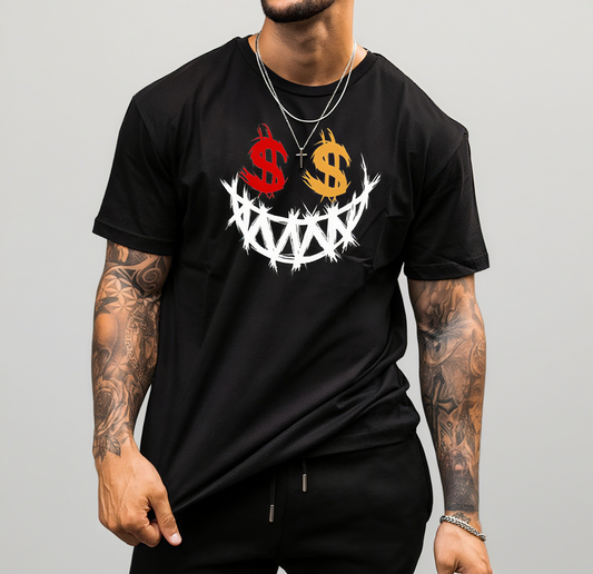 Dollar Bill Expression Design T-shirt