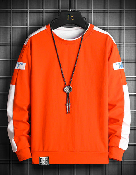 Basic Color-block Sweatshirt