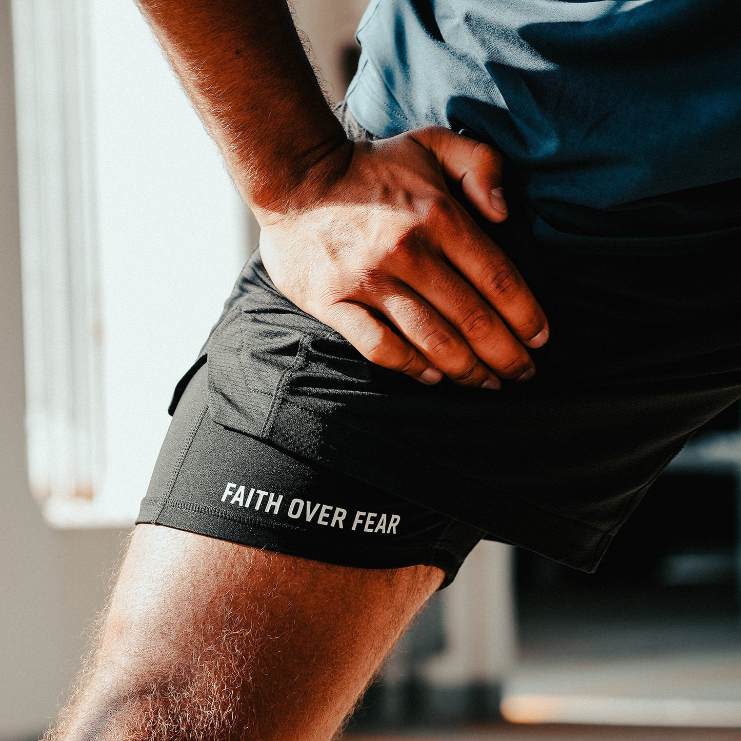 Faith Over Fear Liner Shorts