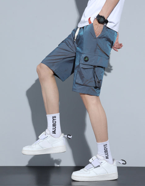 Street Fashion Techwear Cargo Wear Casual Gradient Shorts
