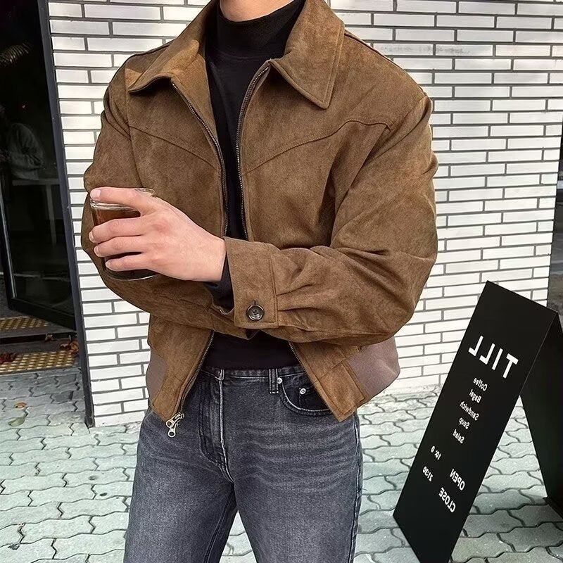 Stylish Brown Jacket with Casual Elegance for Everyday Wear