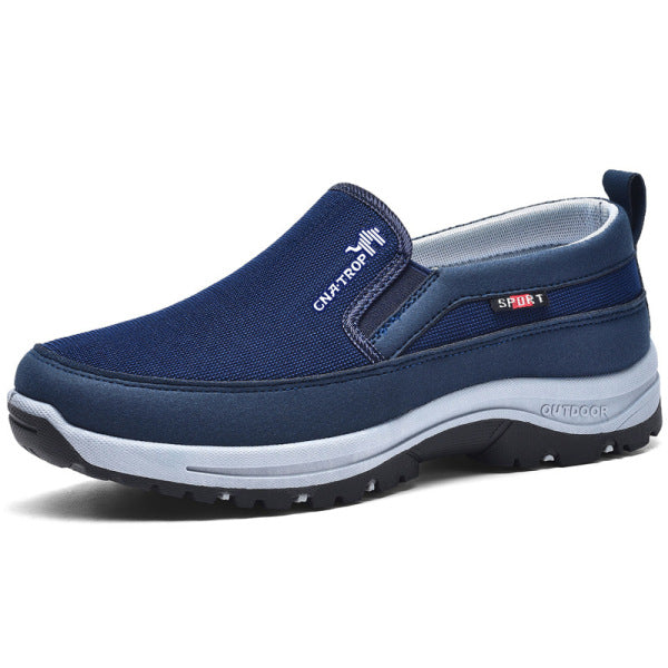 Men's Plus Size Mesh Stitching Soft Breathable Sneakers Casual Shoes