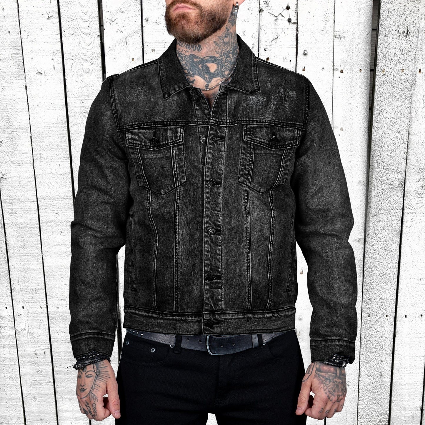 Stylish Denim Jacket for Men - Perfect for Casual and Outdoor Wear