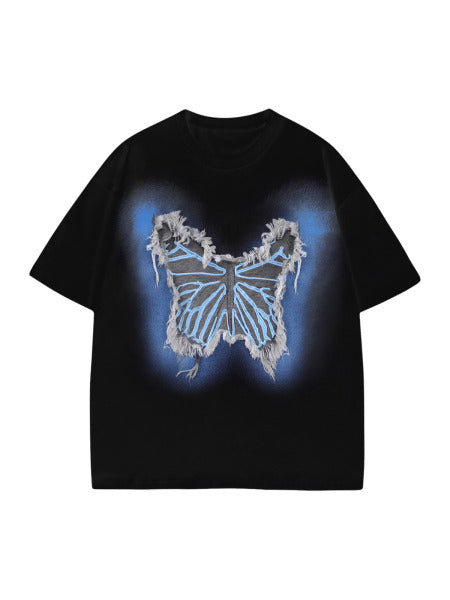 Stylish Butterfly Graphic T-Shirt for Men