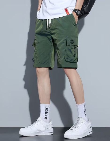 Street Fashion Techwear Cargo Wear Casual Gradient Shorts