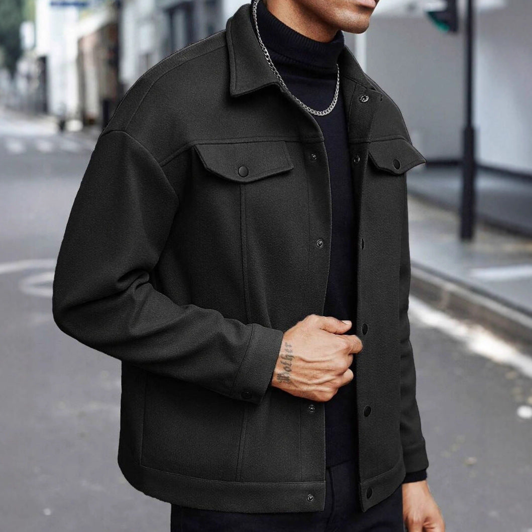 Stylish Men's Casual Jacket with Multiple Color Options for Everyday Wear