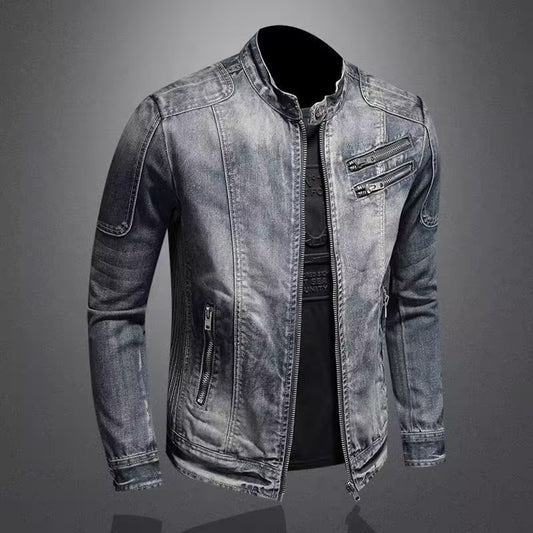 Stylish Denim Jacket for Men - Perfect for Casual and Outdoor Adventures