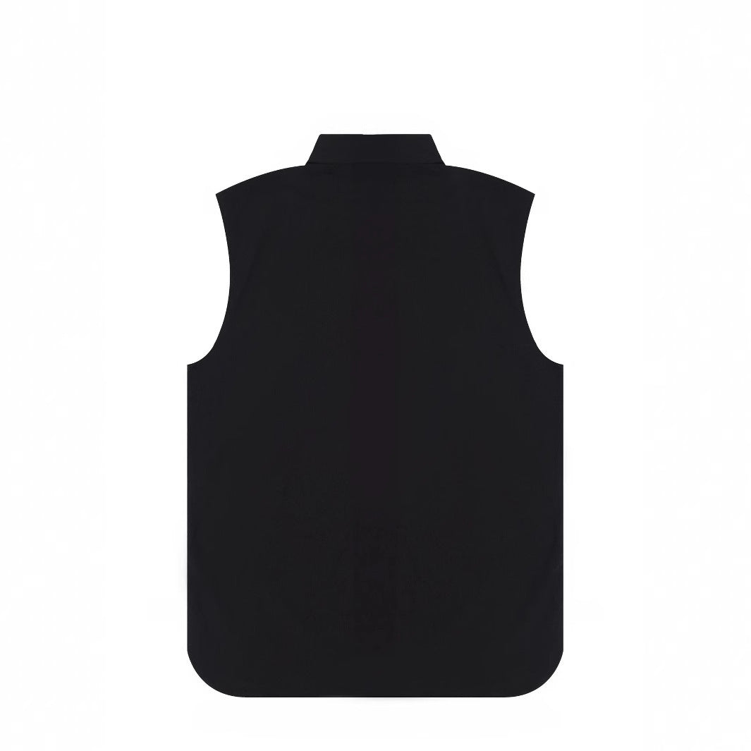 Men's Simple Wide Shoulder Sleeveless Shirt