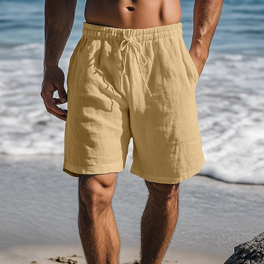 Men's Stylish Black Beach Shorts for Summer