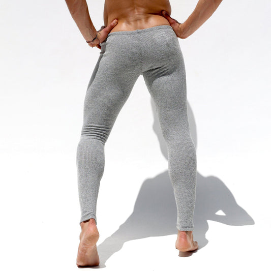 Men's Casual Stretch Rib Knit Trousers