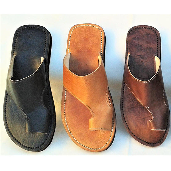 Men's Outdoor Retro PU Casual Slipper Sandals