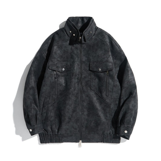 Stylish Stand Collar Jacket for Men - Perfect for Casual and Outdoor Adventures