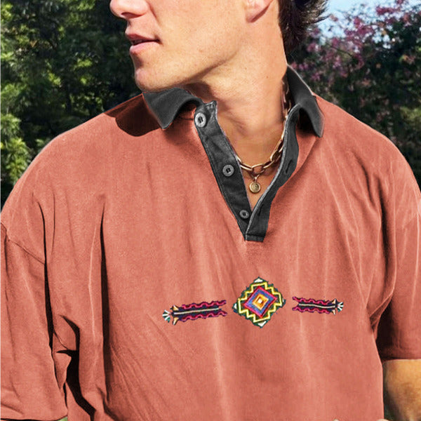 Men's Vintage Holiday Surf Polo T-Shirt
