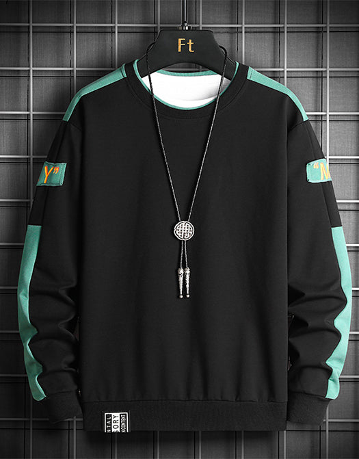 Basic Color-block Sweatshirt