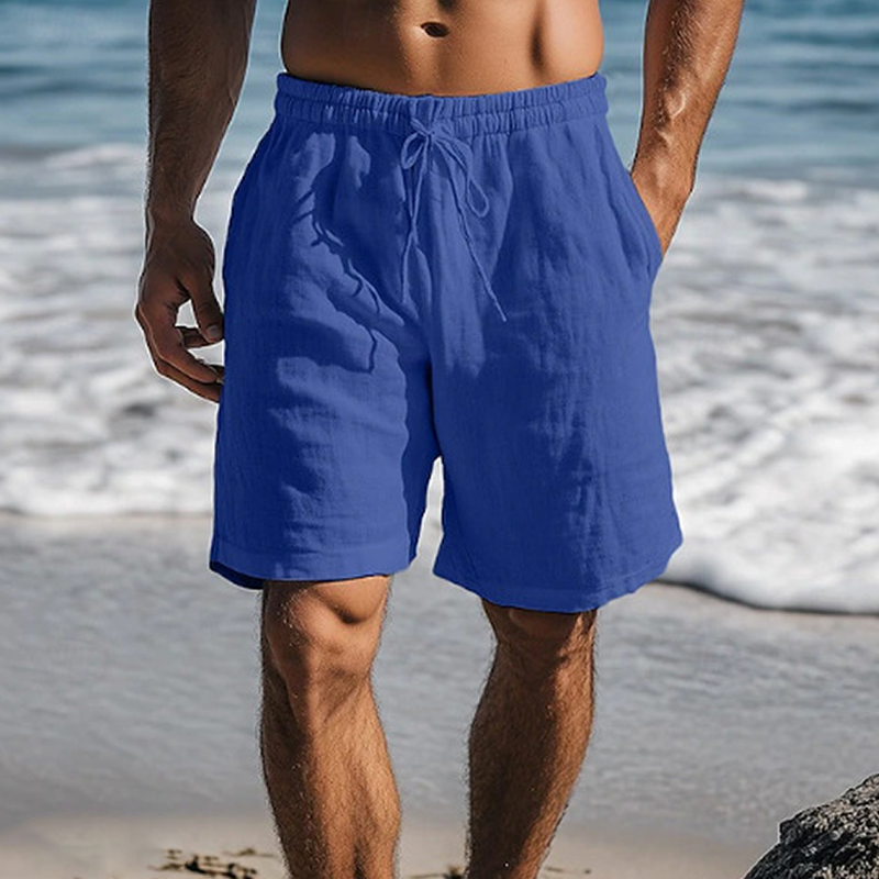 Men's Stylish Black Beach Shorts for Summer