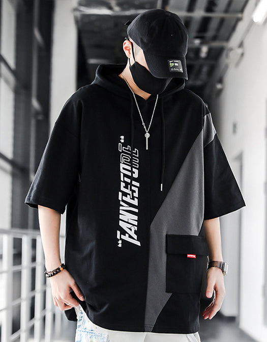 Street Trendy Short-sleeved Sweatshirt
