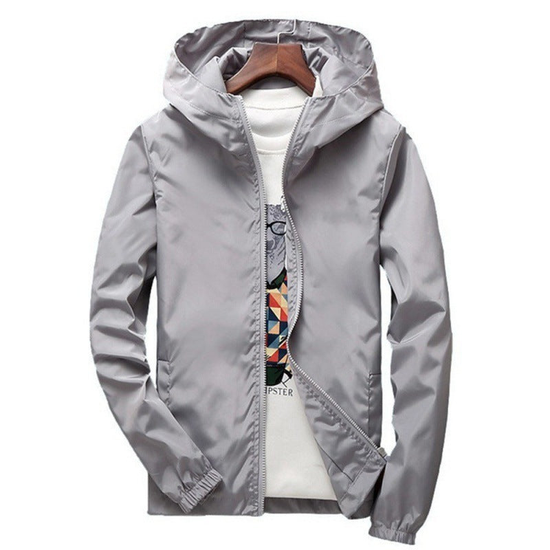 Stylish Men's Hooded Jacket - Perfect for Casual and Outdoor Activities