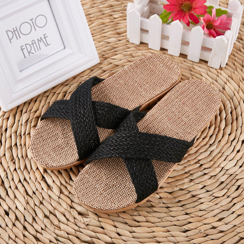 Unisex Beach Woven Slippers