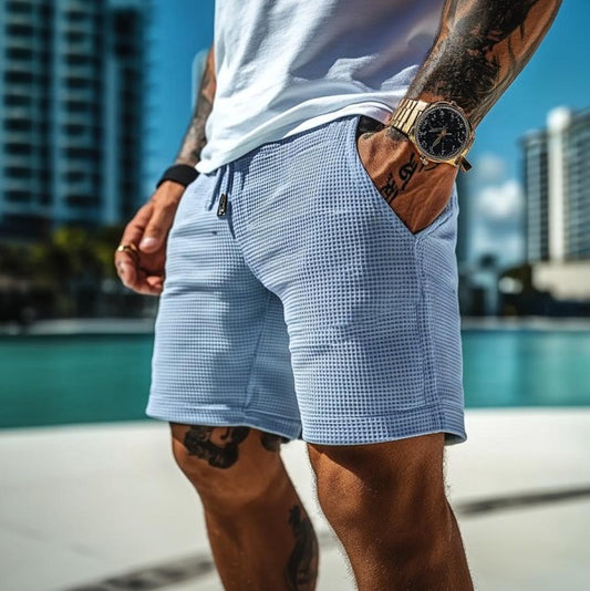 Carhartt WIP Men's Blue Checkered Shorts