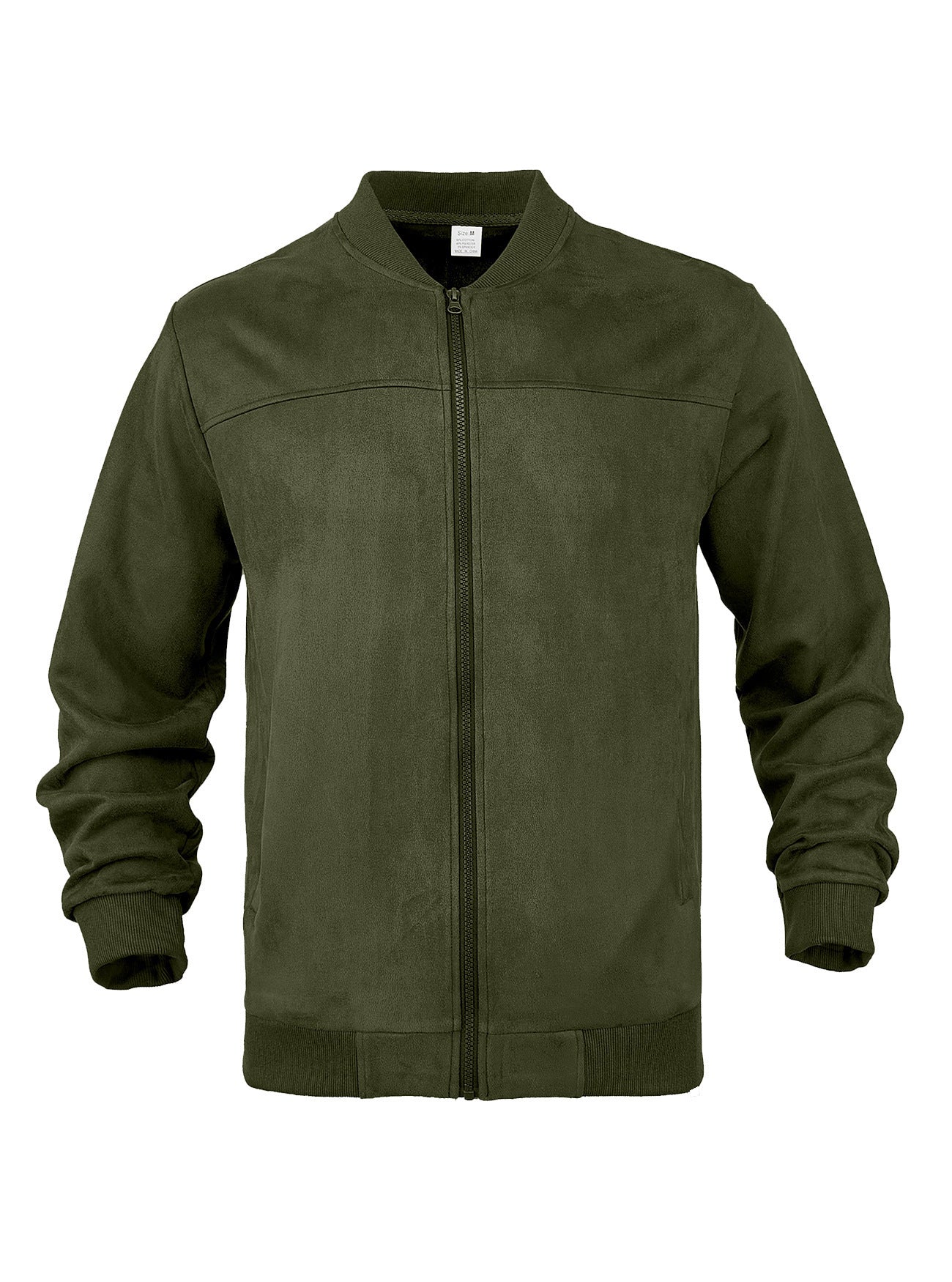 Men's Stylish Full-Zip Fleece Jacket - Perfect for Casual and Outdoor Activities