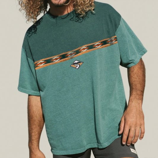 Men's Vintage Print Surf T-Shirt