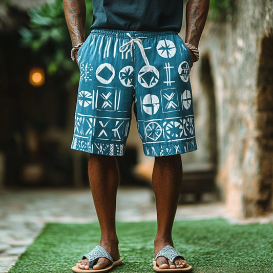 Stylish Tribal Print Shorts for Summer Adventures