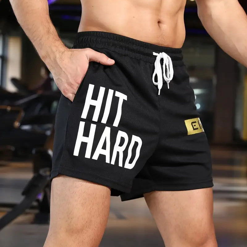 Hit Hard Gym Shorts - Premium Quality for Intense Workouts