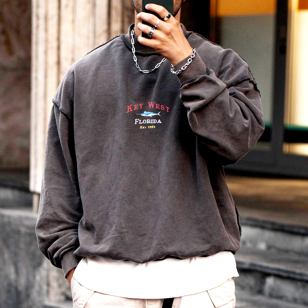 Men's Casual Printed Sweatshirt