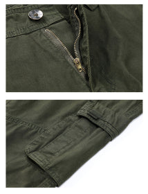Men's Pocket Vintage Cotton Cargo Pants