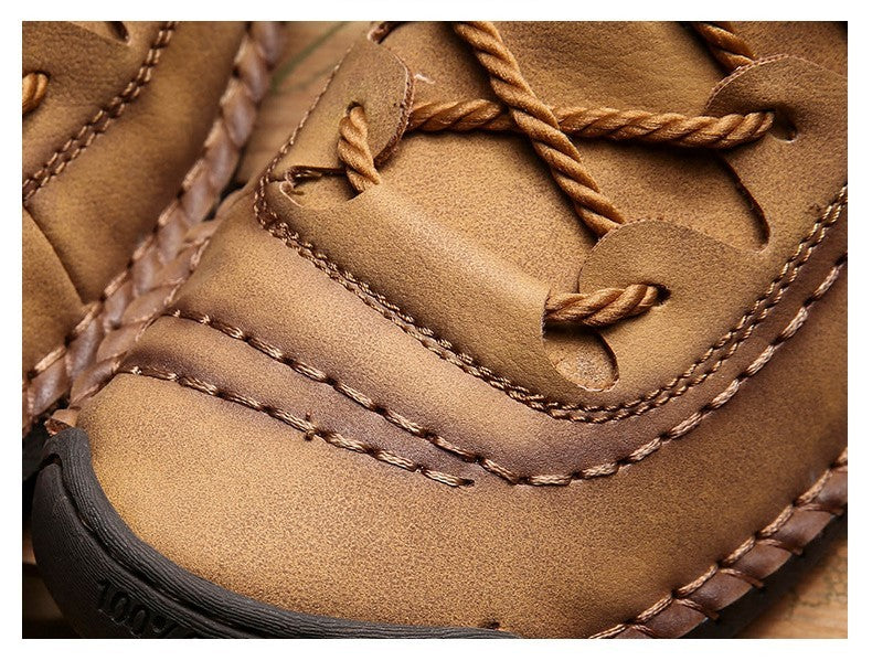 Men's Plus Fleece Warm And Soft Outdoor Casual Boots