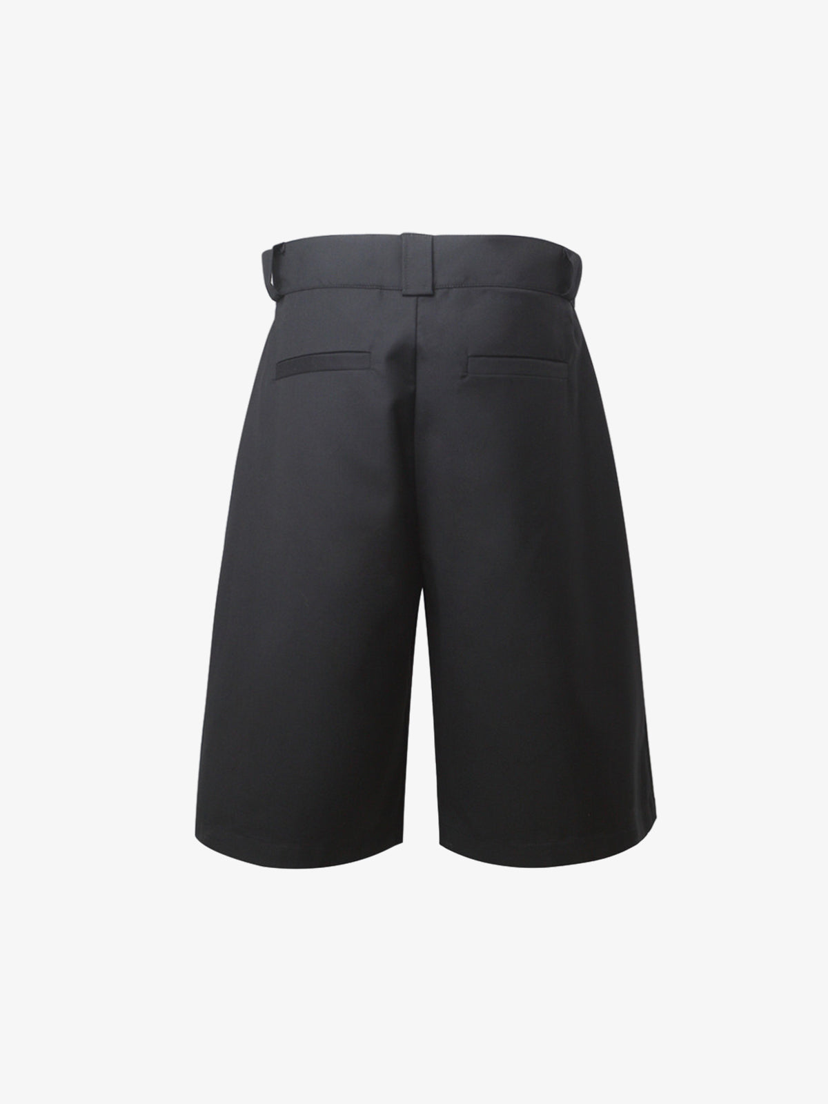 Stylish Black Wide-Leg Shorts with Unique Beaded Tassel Detail for Summer
