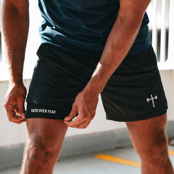 Faith Over Fear Liner Shorts