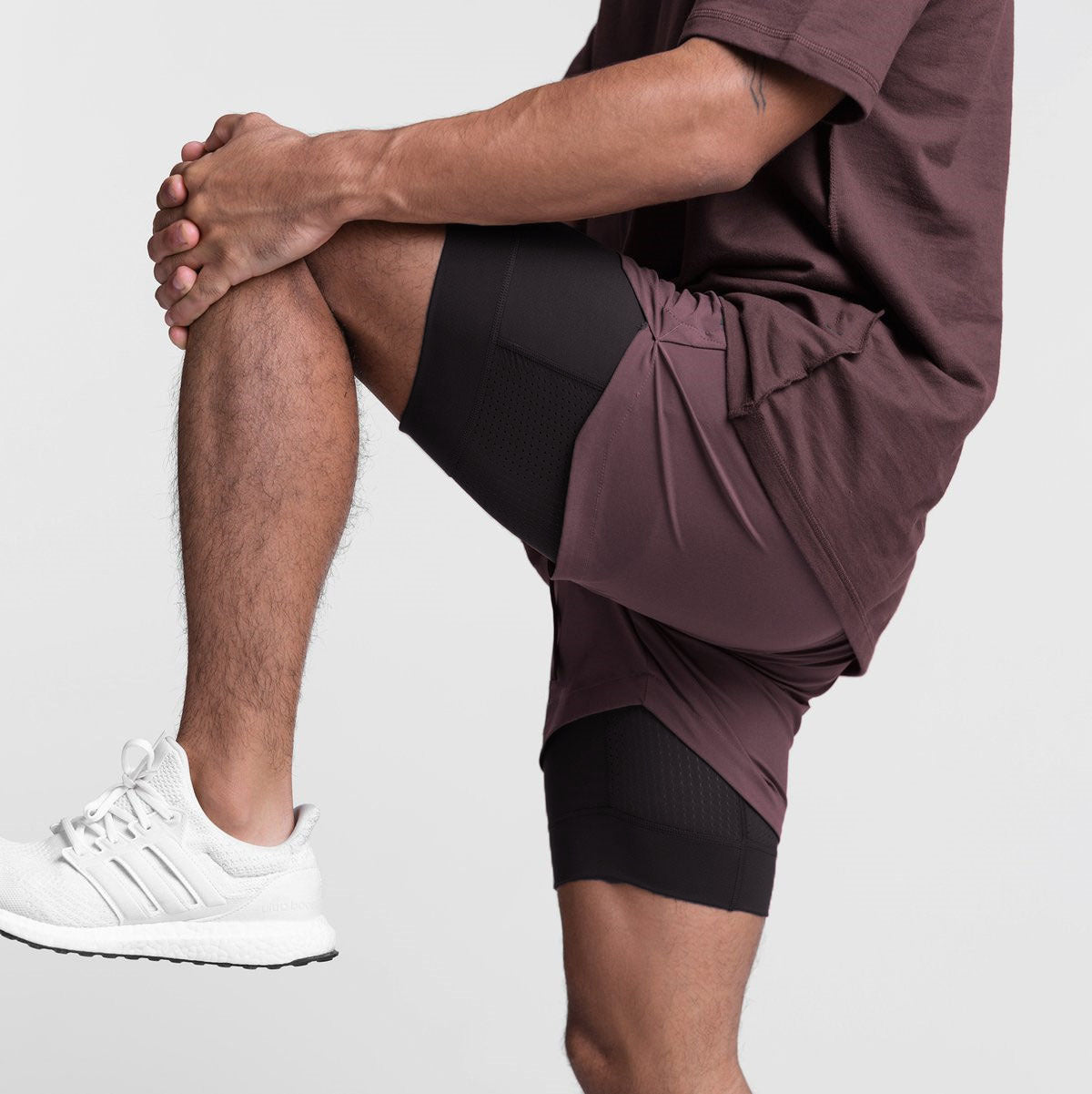 Men's Performance Running Shorts with Secure Phone Pocket
