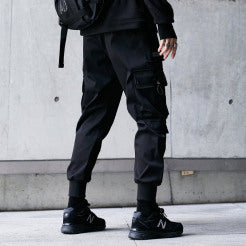 Hip Hop Cargo Pants Streetwear Joggers Sweatpant Multi-Pocket Pants