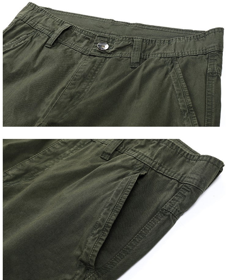 Men's Pocket Vintage Cotton Cargo Pants