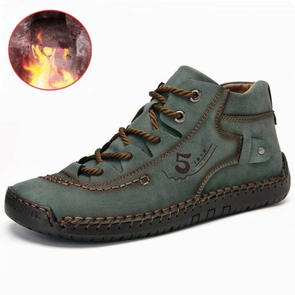 Men's Plus Fleece Warm And Soft Outdoor Casual Boots