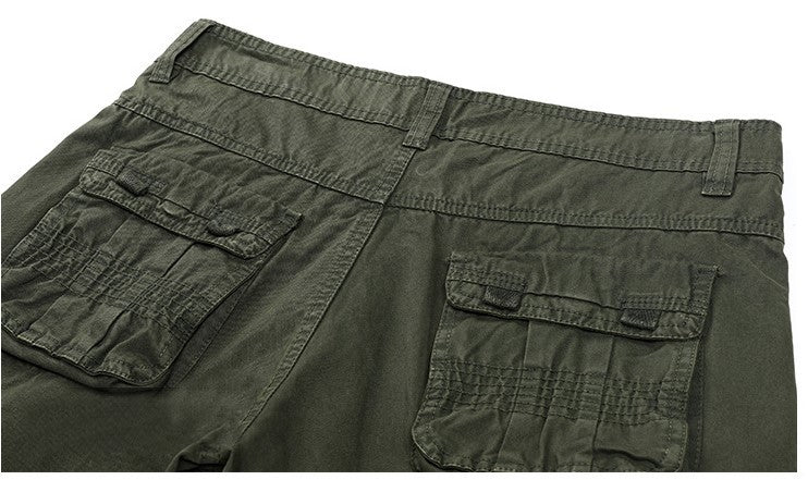 Men's Pocket Vintage Cotton Cargo Pants