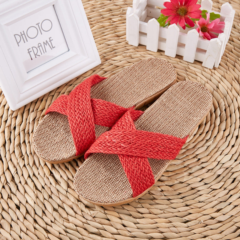 Unisex Beach Woven Slippers