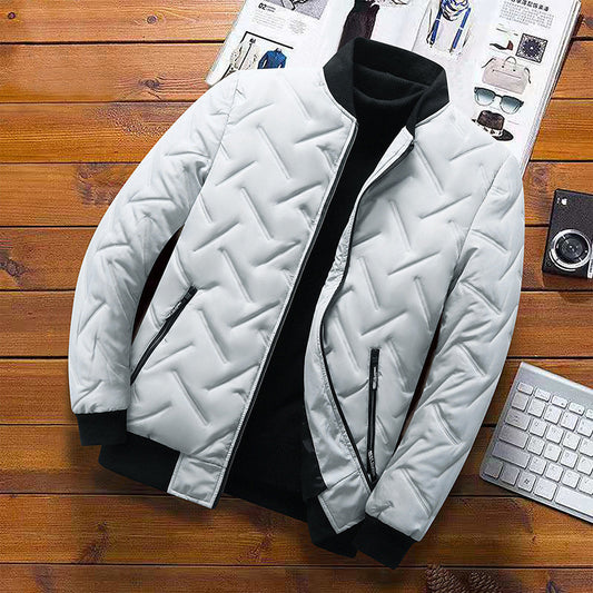 Men's Quilted Jacket - Stylish and Warm Winter Outerwear for Everyday Use