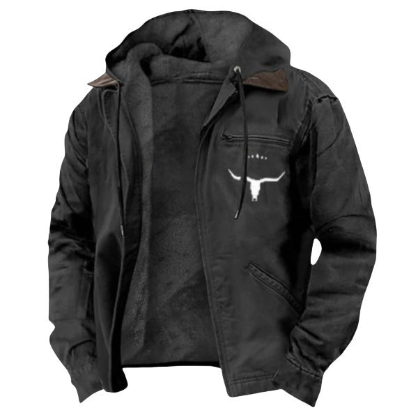 Winter Warmth Hooded Jacket with Faux Fur Lining - Perfect for Cold Weather