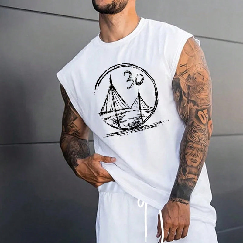 Men's Basketball Sports Vest Casual Tank Top