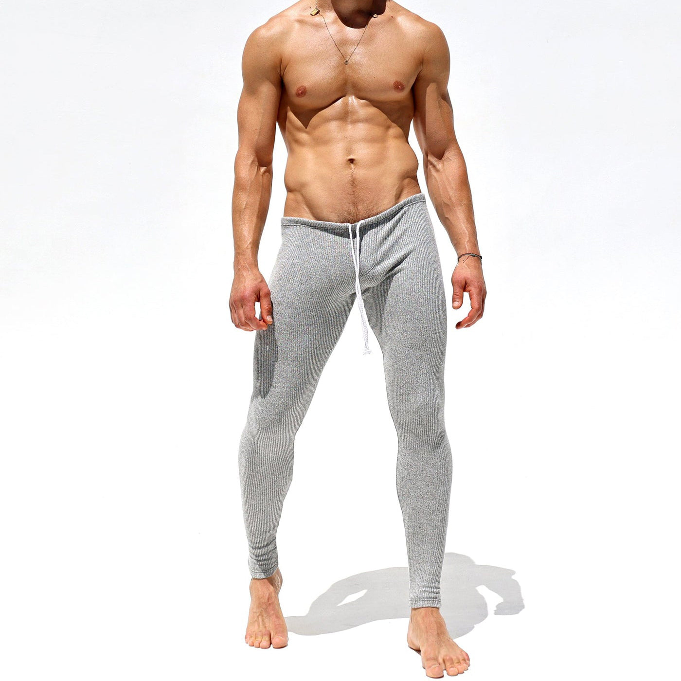 Men's Casual Stretch Rib Knit Trousers